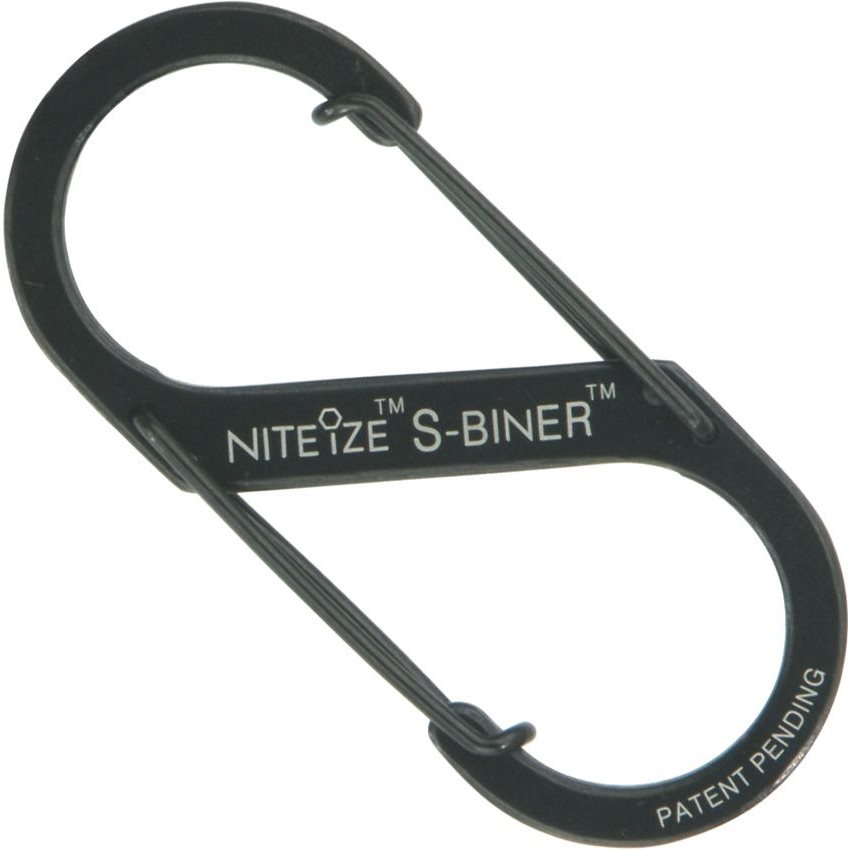 Levně NiteIze karabina S-Biner #3 / 6,5cm ČERNÁ