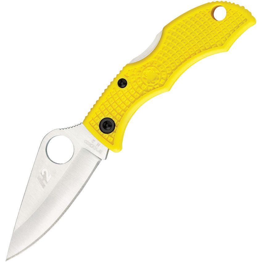 Levně Spyderco nůž zavírací LADYBUG hladké ostří ŽLUTÝ