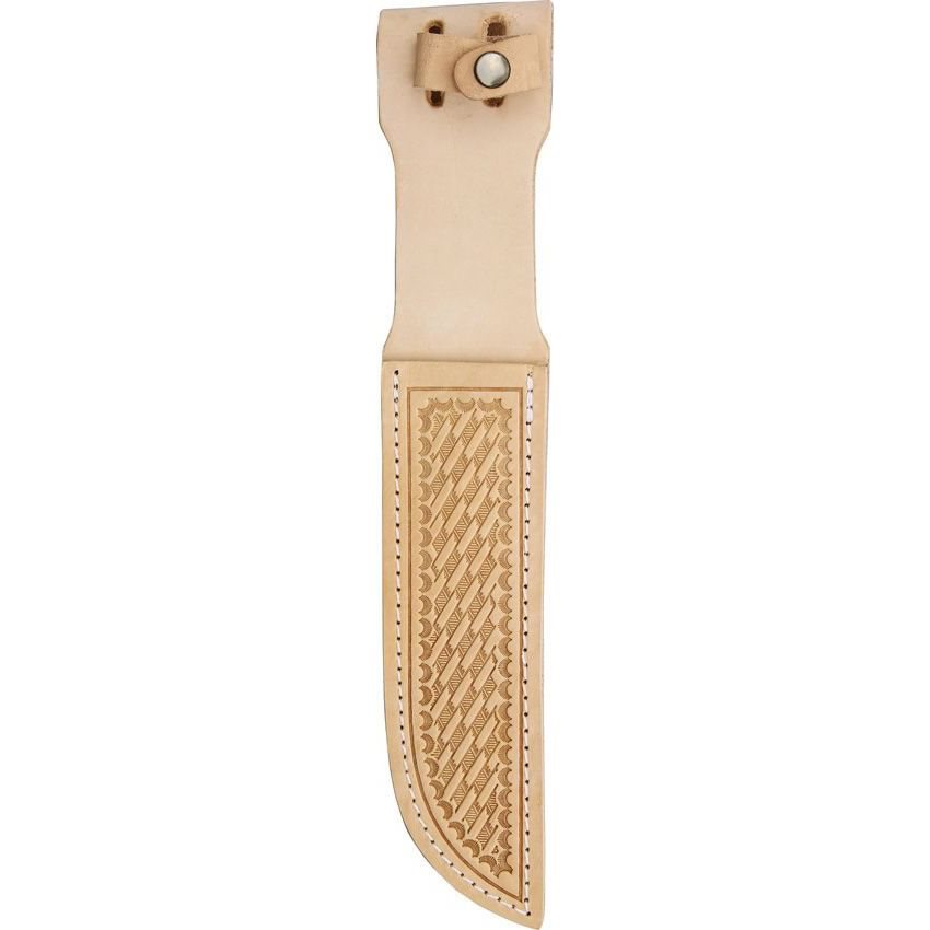 Pouzdro na nůž s pevnou čepelí 7" kožené SVĚTLE HNĚDÉ