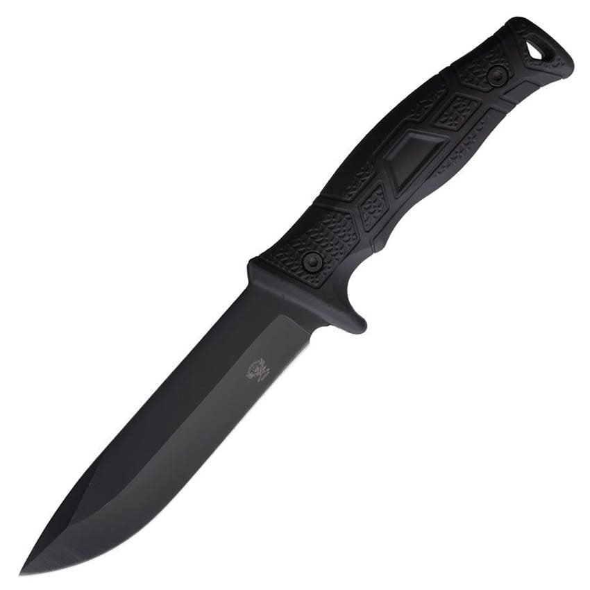 Levně SKALLYWAG TACTICAL nůž T1 s hladkým ostřím ČERNÝ