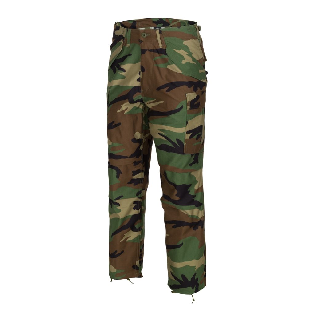 Levně Kalhoty US M65 WOODLAND