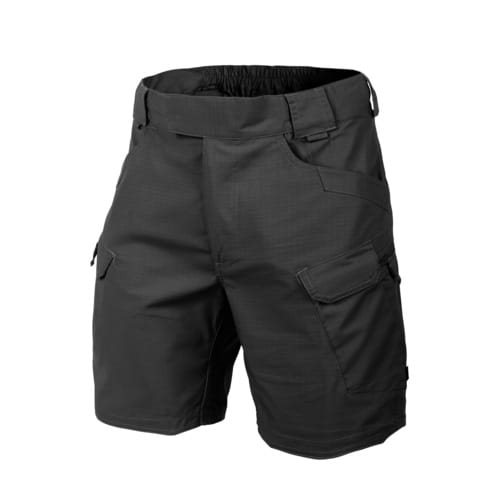 Levně Kraťasy URBAN TACTICAL® 8,5" rip-stop stretch ČERNÉ