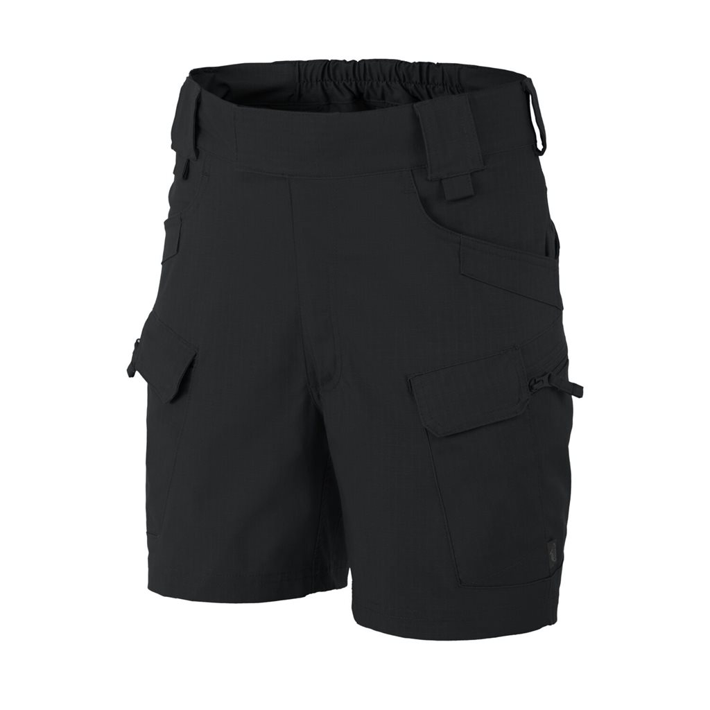 Levně Kraťasy UTS URBAN TACTICAL® 6" rip-stop ČERNÉ