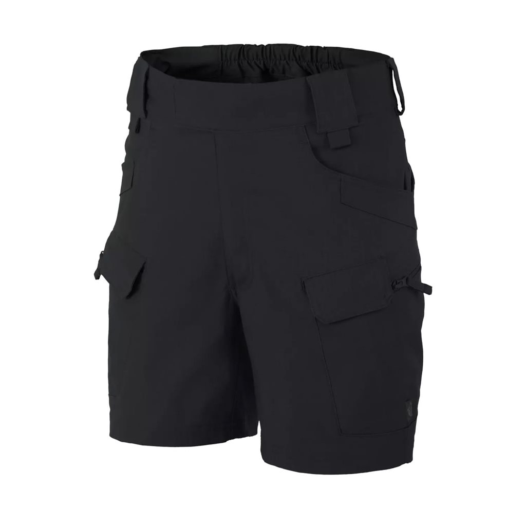Levně Kraťasy URBAN TACTICAL® 6" rip-stop stretch ČERNÉ