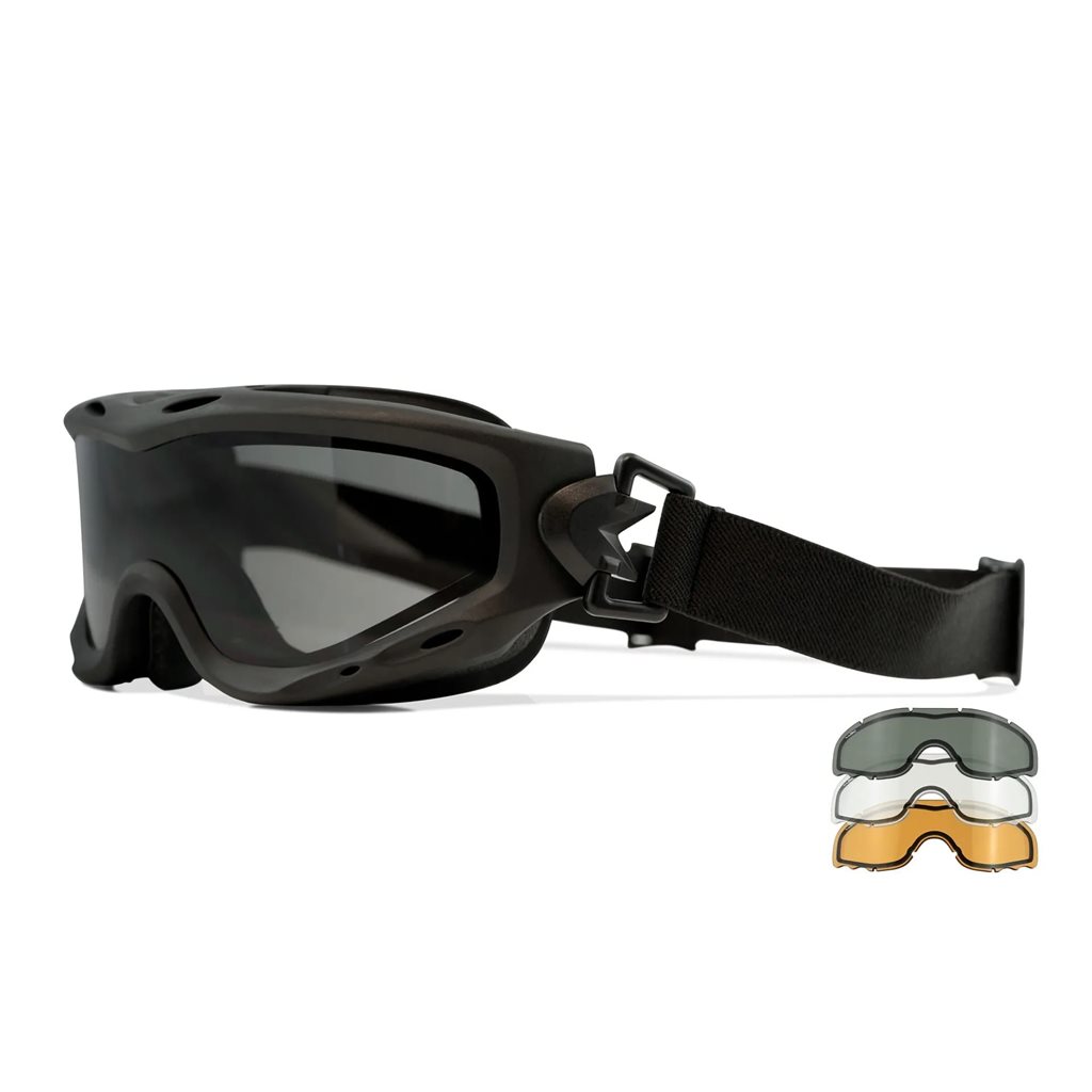 Levně WILEY X brýle taktické SPEAR DUAL LENS sada 3 skla ČERNÝ rám