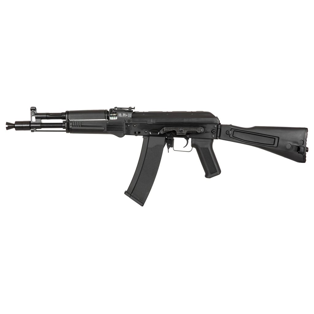 Levně SPECNA ARMS puška airsoft AEG AK-105 (SA-J09) ocelové tělo ČERNÁ