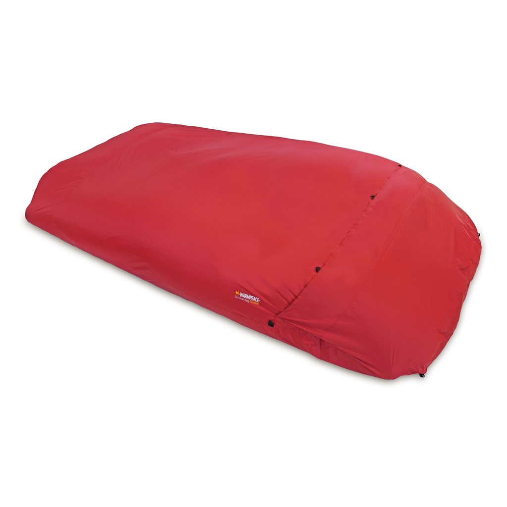 Levně WARMPEACE nouzový vak pro dvě osoby SURVIVAL BAG DOUBLE ČERVENÝ