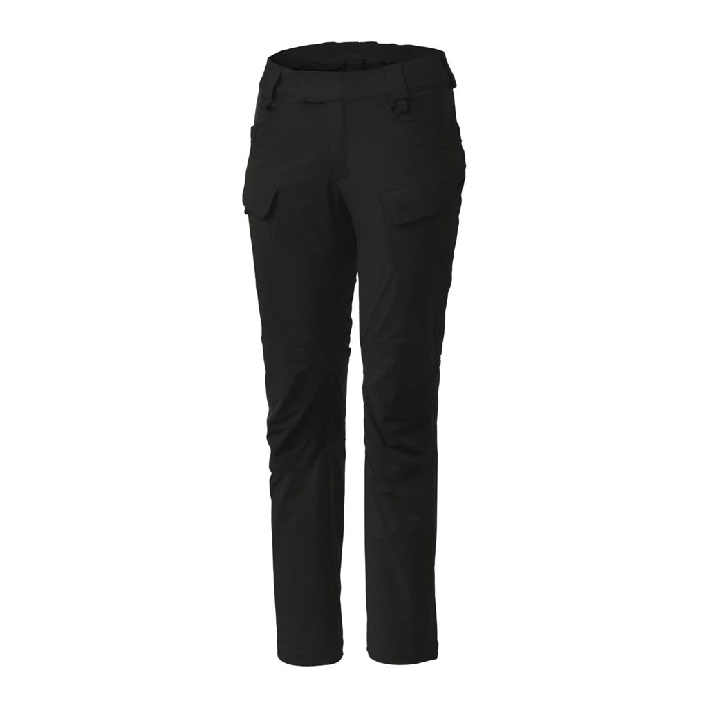 Levně Kalhoty dámské OUTDOOR TACTICAL® softshell ČERNÉ