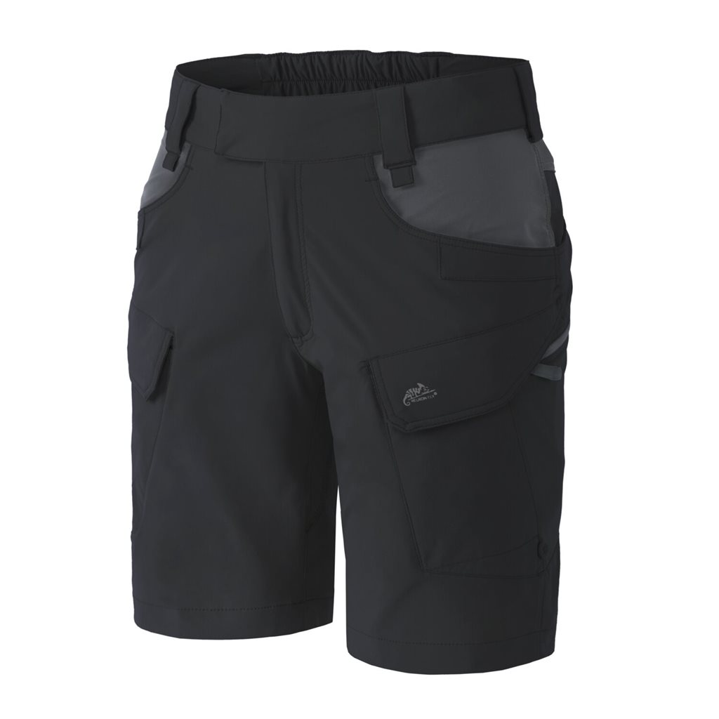 Levně Kraťasy dámské OTS® VersaStretch® Lite 8,5" krátké ČERNÉ/SHADOW GREY