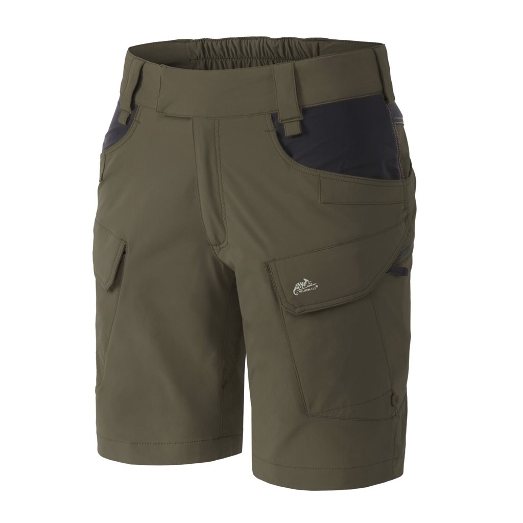 Levně Kraťasy dámské OTS® VersaStretch® Lite 8,5" krátké TAIGA GREEN/ČERNÉ