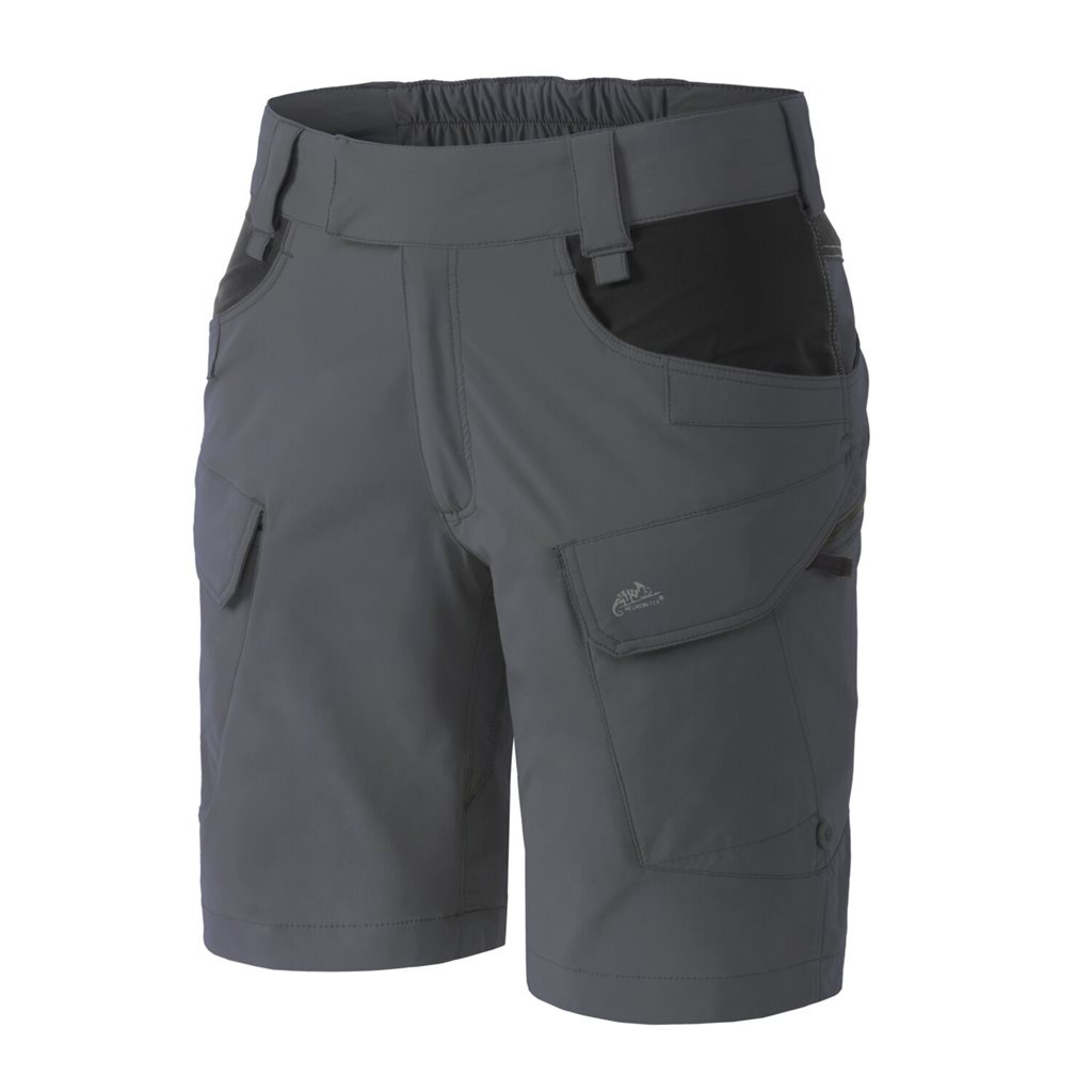 Levně Kraťasy dámské OTS® VersaStretch® Lite 8,5" krátké SHADOW GREY/ČERNÉ