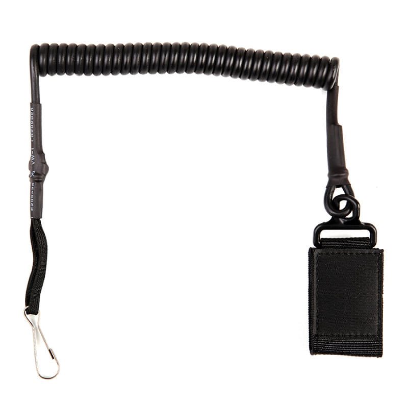 Levně 101INC kabel (telefonní) bezpečností SWAT ke zbrani ČERNÝ