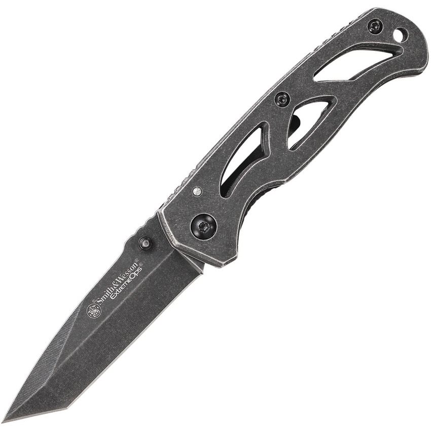 Levně Smith & Wesson nůž zavírací EXTREME OPS tanto hladké ostří
