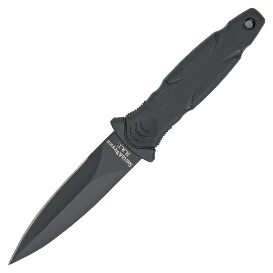 Levně Nůž SMITH & WESSON H.R.T.3 pevná čepel včetně pouzdra ČERNÝ