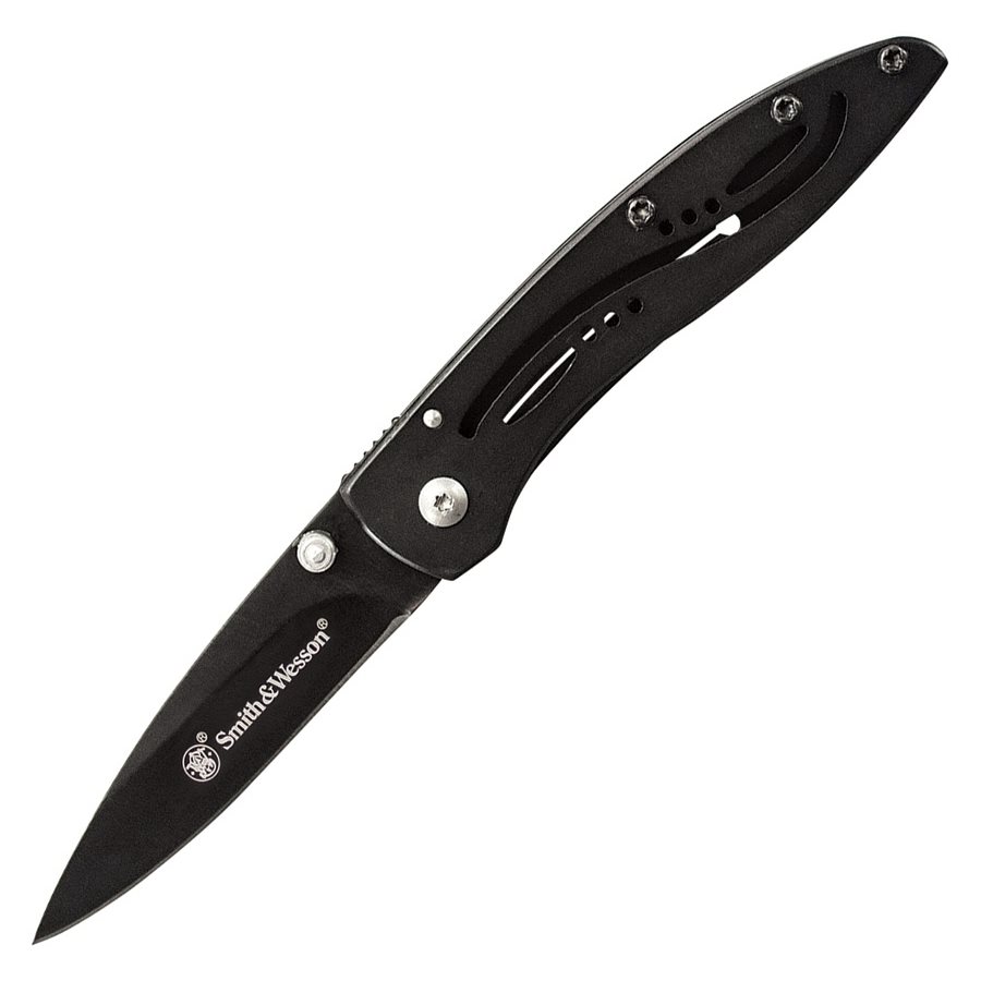 Levně Smith & Wesson nůž zavírací LITTLE PAL hladké ostří ČERNÝ