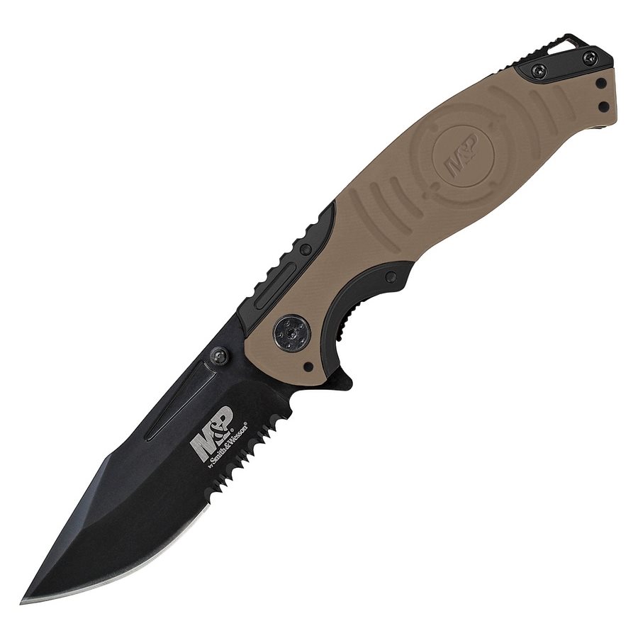 Levně Smith & Wesson nůž zavírací SWMP13GLS kombinované ostří COYOTE