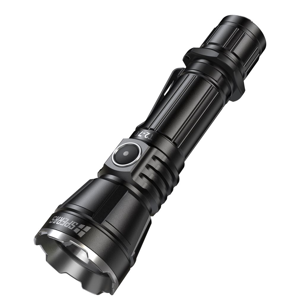 Levně SPERAS svítilna T2-70 dobíjecí, multifunkční, 3300 lumenů, 280 metrů, IPX-8
