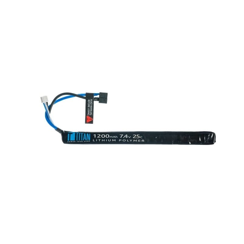 Levně TITAN akumulátor Li-Pol 7,4V 1200mAh, 25C (Dean-T) - Stick (AK)