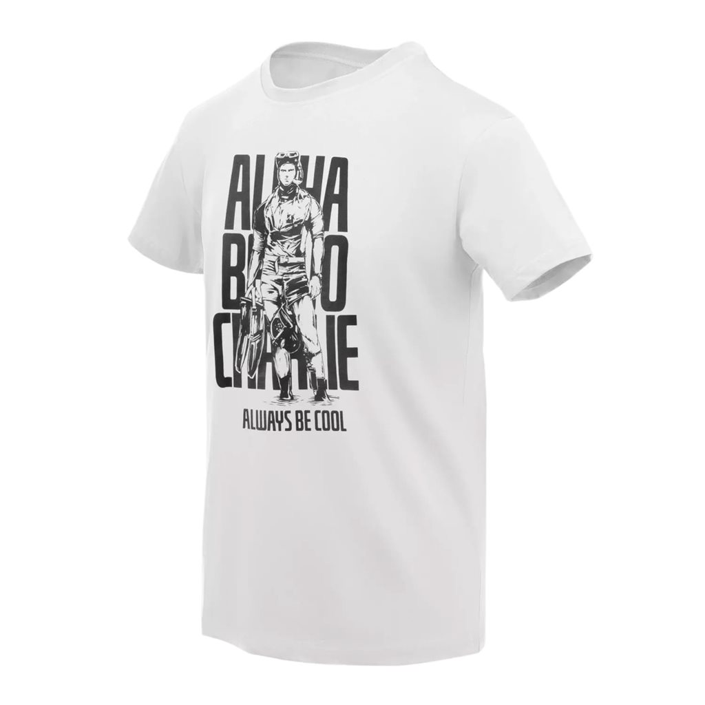 Levně Triko ALFA BRAVO CHARLIE BÍLÉ