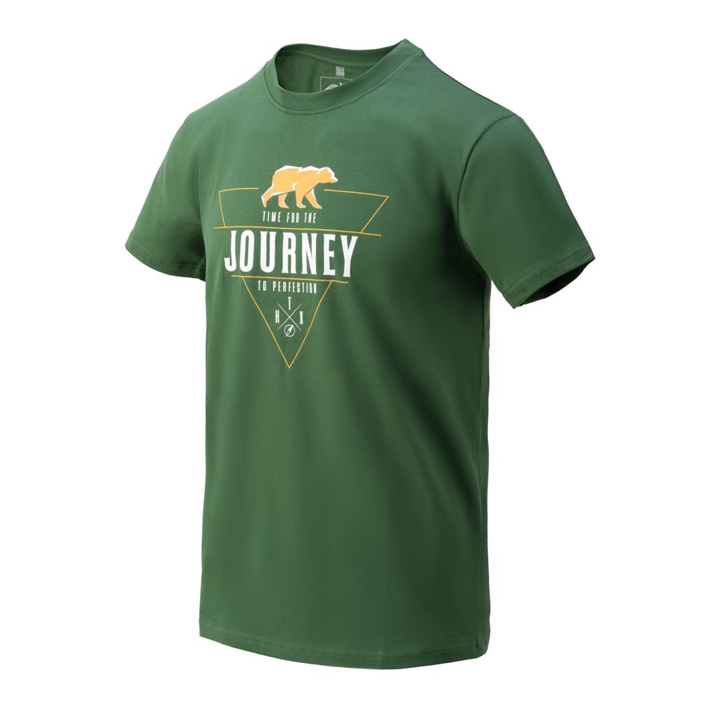 Levně Triko JOURNEY TO PERFECTION MONSTERA GREEN