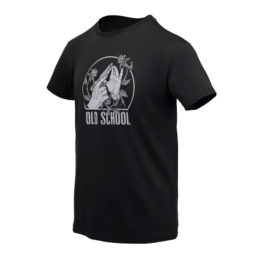 Levně Triko OLD SCHOOL ČERNÉ