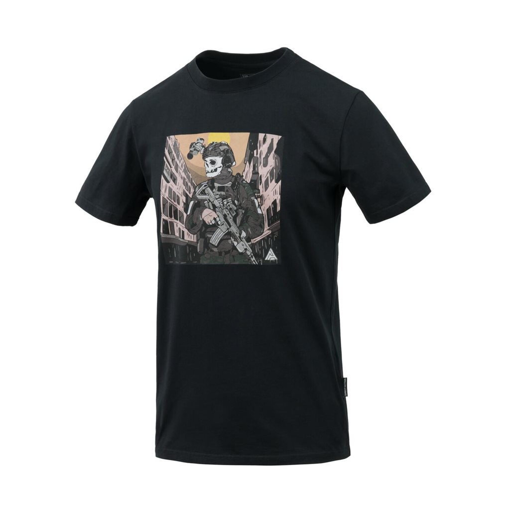 Levně Triko SKELETON ČERNÉ