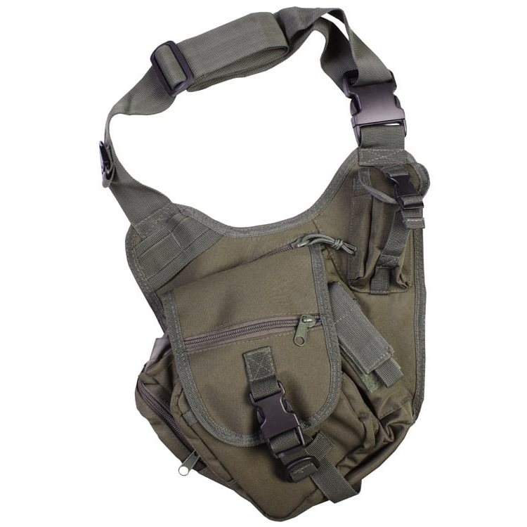 Levně KOMBAT taška taktická SHOULDER přes rameno ZELENÁ