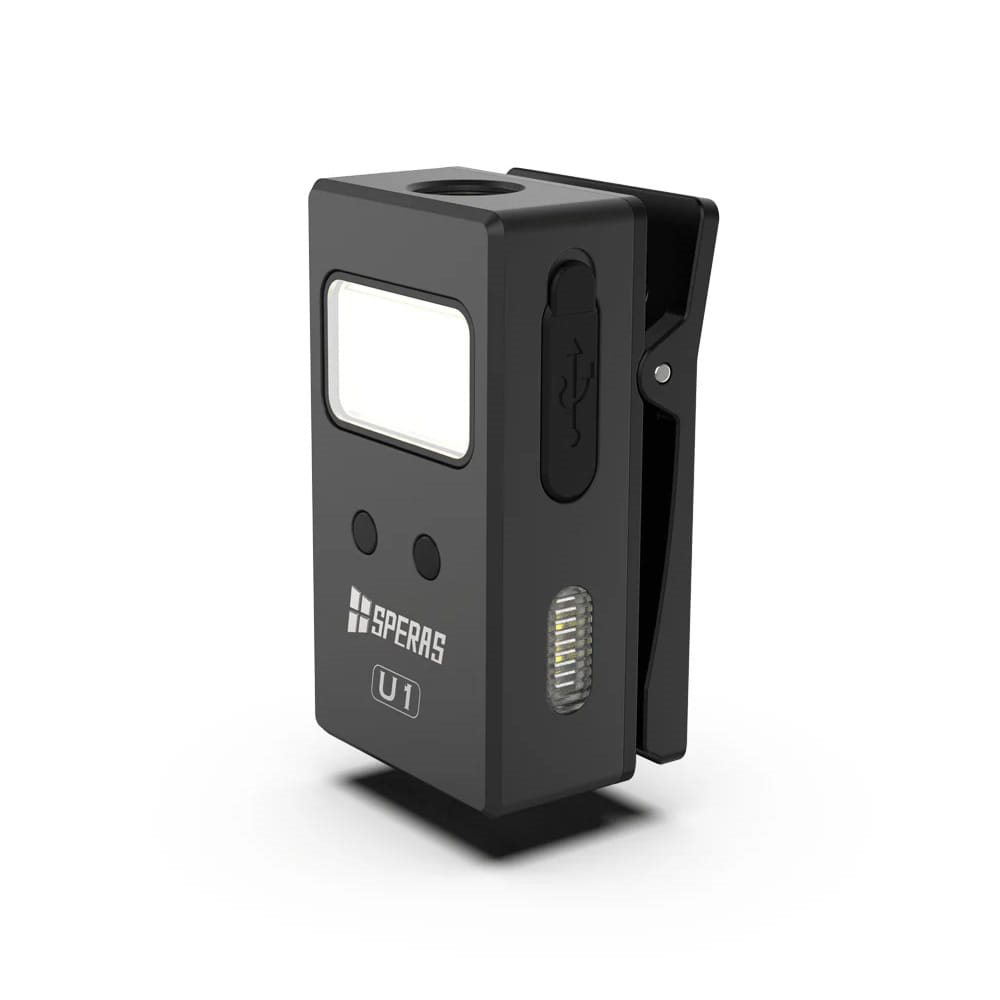 Levně SPERAS svítilna U1 RGB dobíjecí, 500 lumenů, 75 metrů, IP65