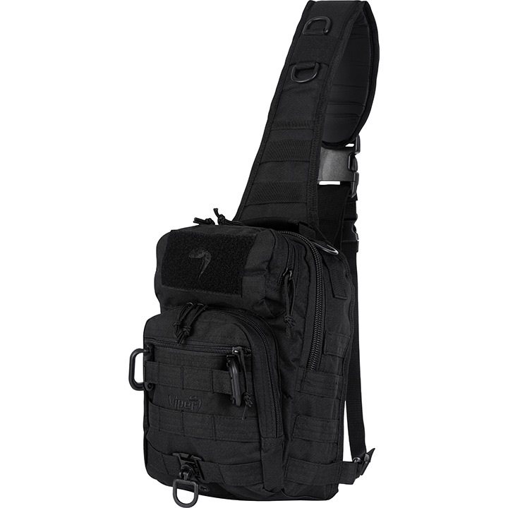 Levně Batoh VIPER přes rameno 10L ČERNÝ