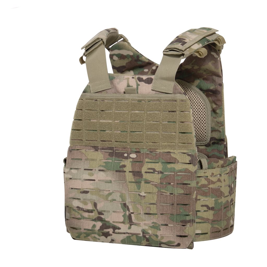 Levně ROTHCO vesta LASER CUT MOLLE nosič plátů MULTICAM