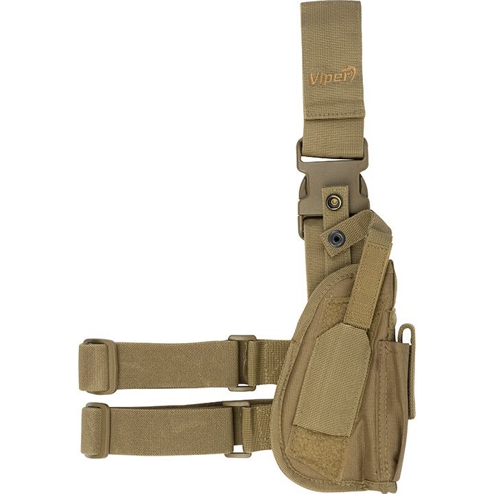 Levně Viper pouzdro pistolové TACTICAL stehenní COYOTE
