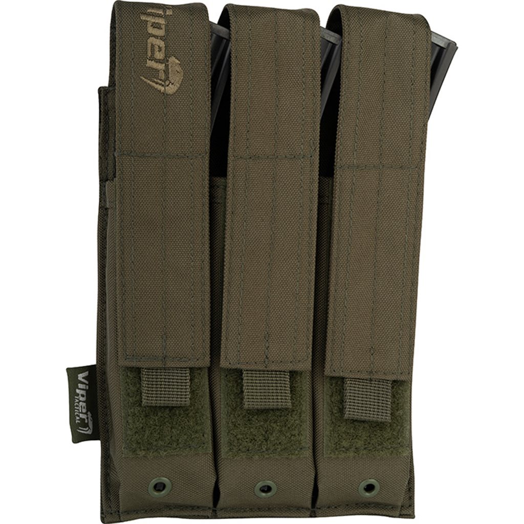Levně Viper sumka pro 3 ks zásobníků MP5 ZELENÁ