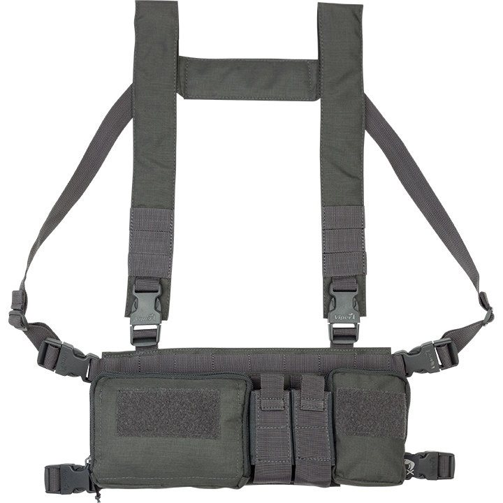 Levně Viper vesta taktická CHEST RIG VX BUCKLE READY TITANIUM ŠEDÁ