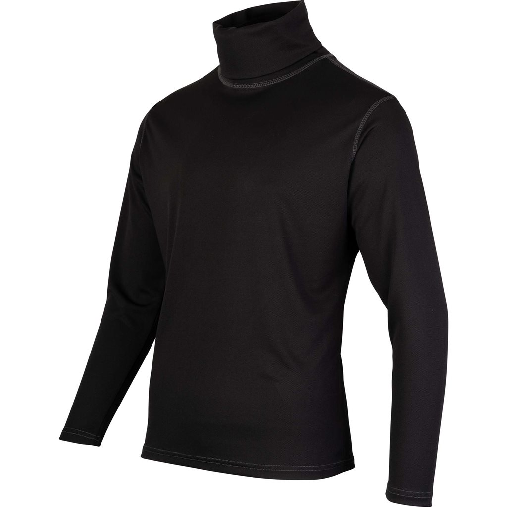 Levně Triko TACTICAL ROLLNECK s dlouhým rukávem ČERNÉ