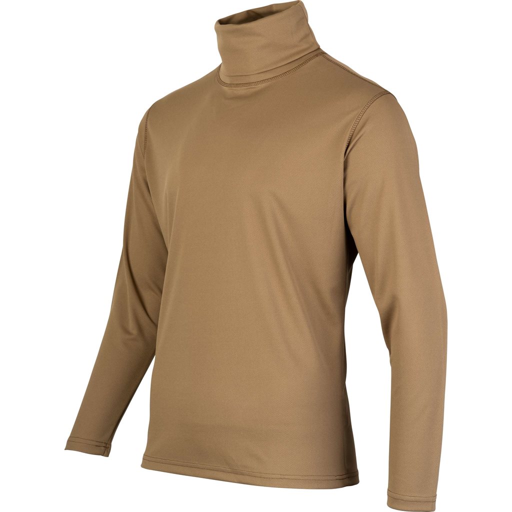 Levně Triko TACTICAL ROLLNECK s dlouhým rukávem COYOTE