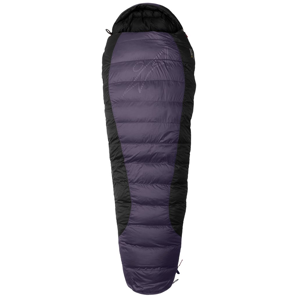 Levně WARMPEACE spacák péřový VIKING 900 iron/grey/black