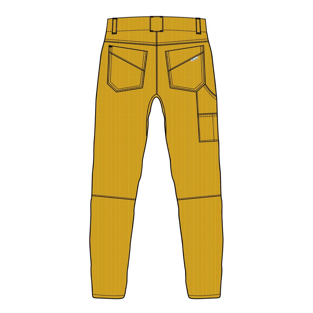 Kalhoty manšestrové DRIFT GOLD HNĚDÉ