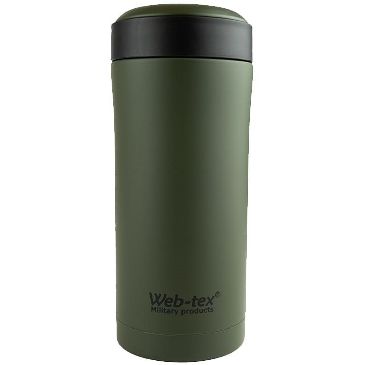 Levně Termoska AMMO POUCH nerezová web-tex ZELENÁ