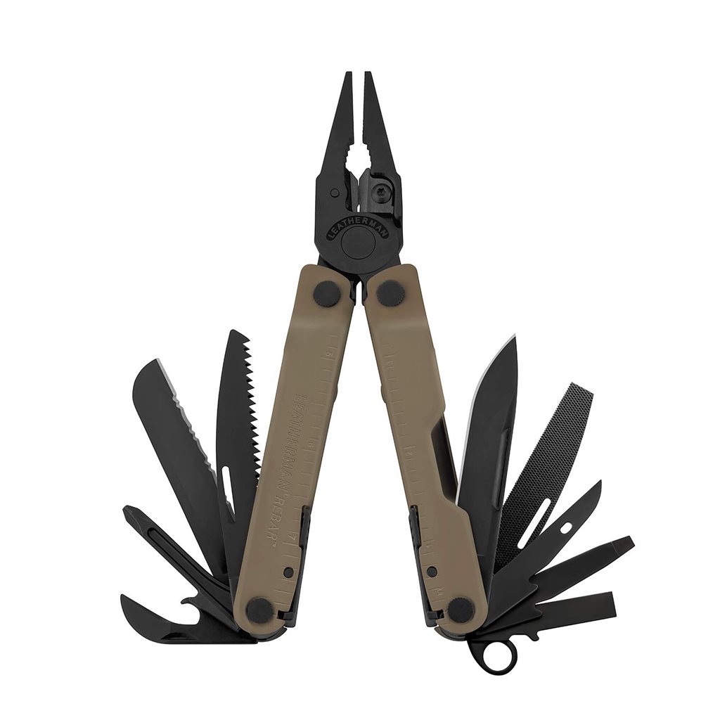 Leatherman kleště multifunkční skládací REBAR COYOTE TAN
