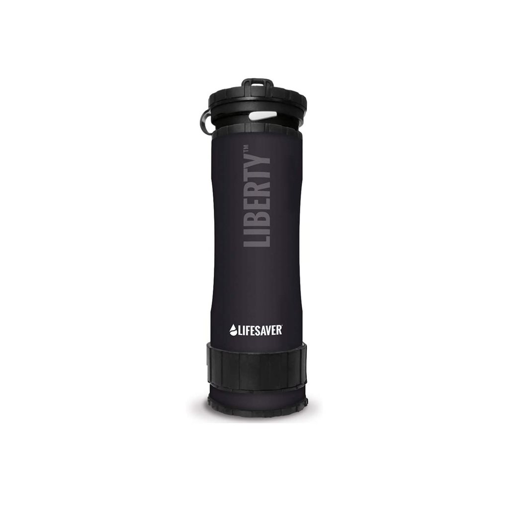 Levně Láhev filtrační LIFESAVER LIBERTY ČERNÁ