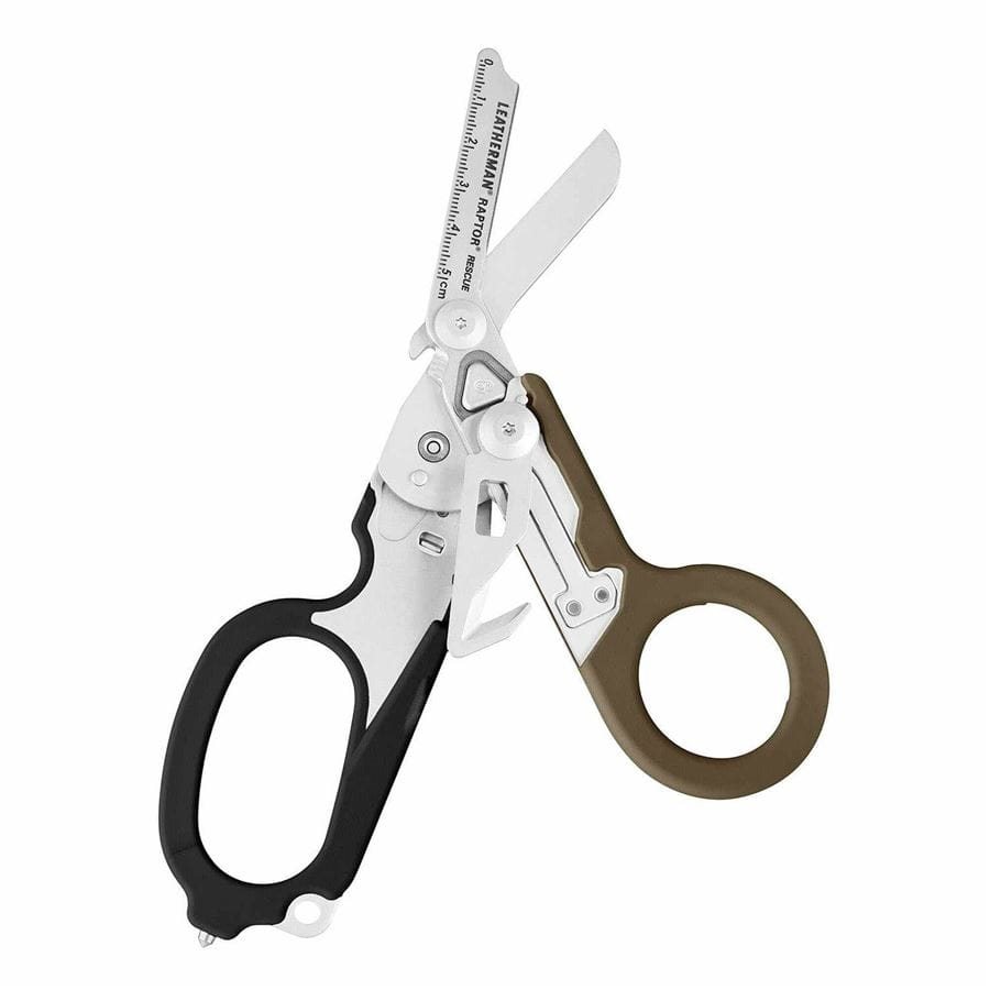 Levně Leatherman nůžky záchranářské / nářadí RAPTOR ČERNÉ/TAN
