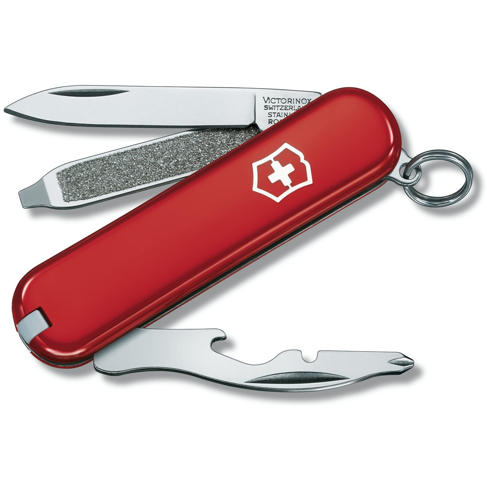 Levně VICTORINOX nůž kapesní RALLY 58mm ČERVENÝ