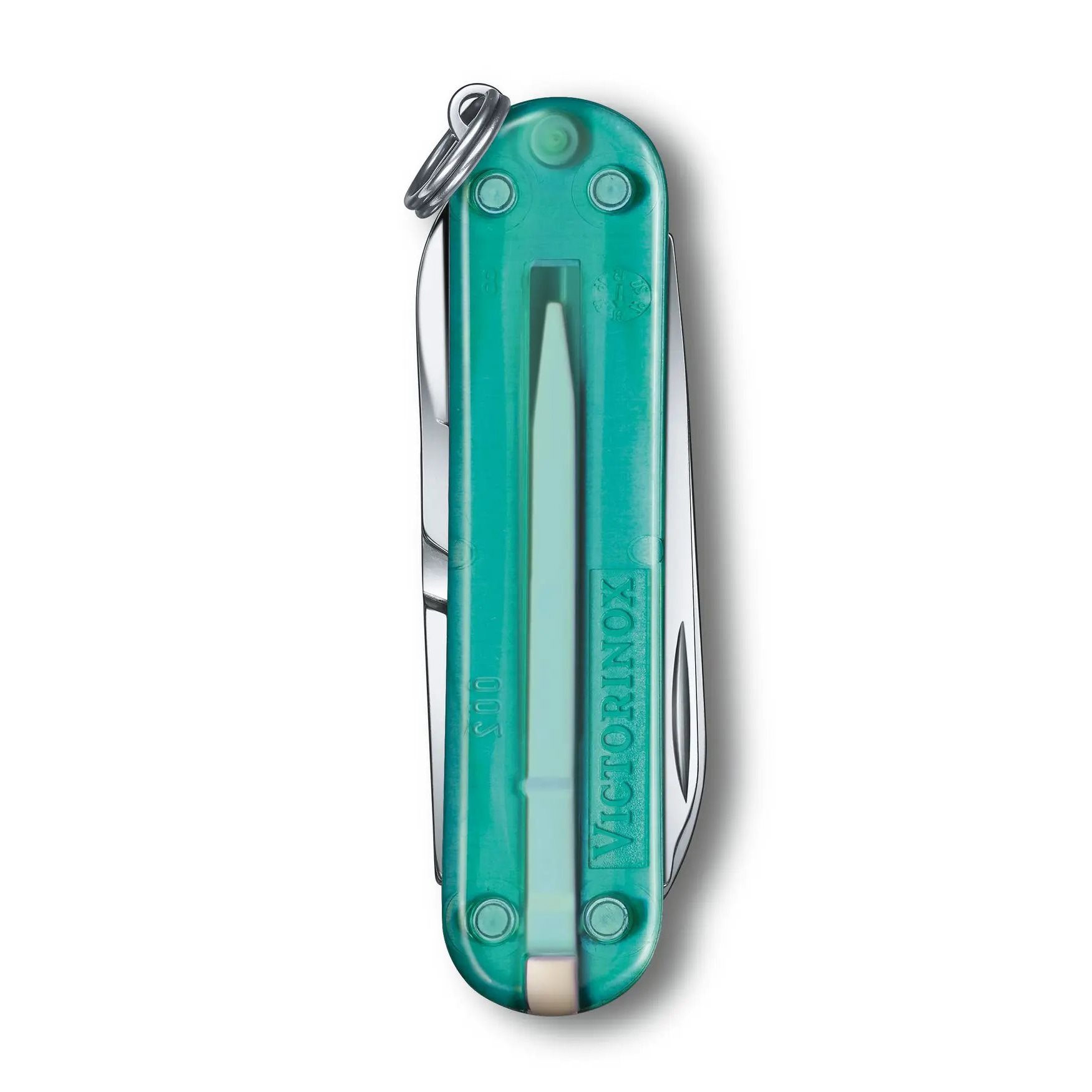 Nůž kapesní CLASSIC SD 58mm transparentní TROPICAL SURF VICTORINOX 0.6223.T24G L-11