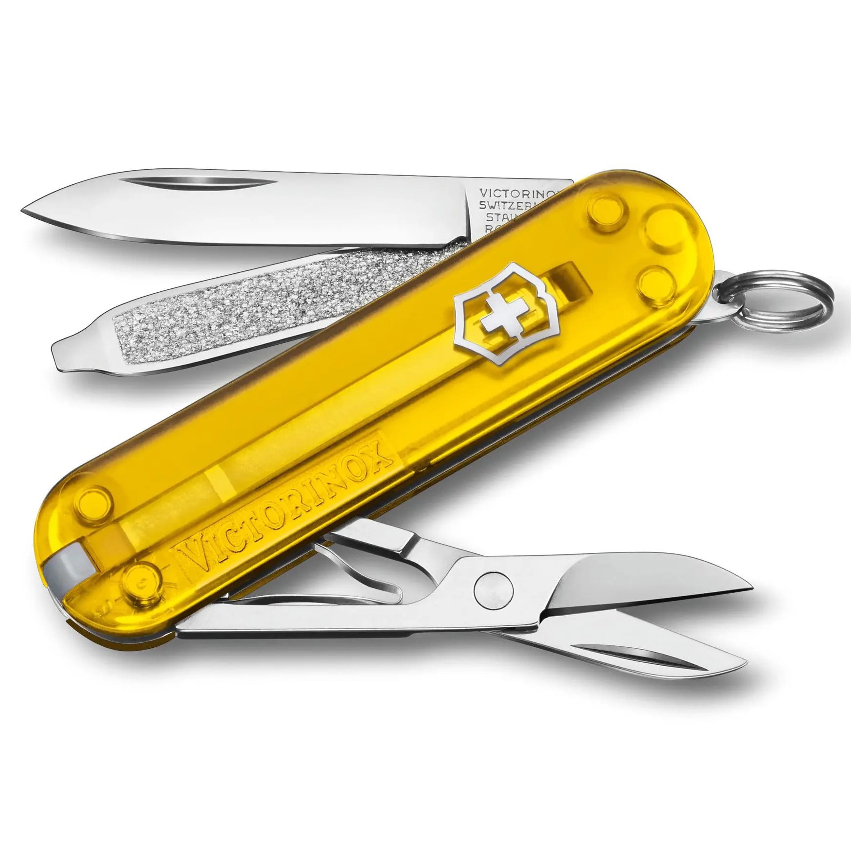 Nůž kapesní CLASSIC SD 58mm transparentní TUSCAN SUN VICTORINOX 0.6223.T81G L-11