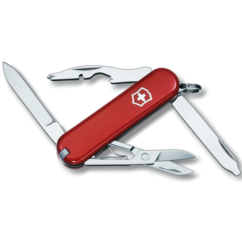 Levně VICTORINOX nůž kapesní RAMBLER 58mm ČERVENÝ