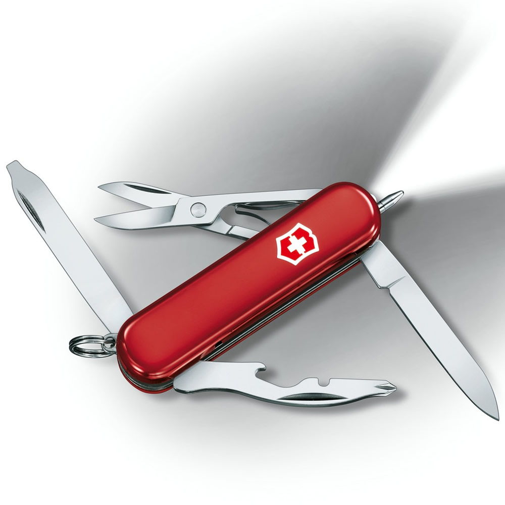 Levně VICTORINOX nůž kapesní MIDNITE MANAGER svítící 58mm ČERVENÝ