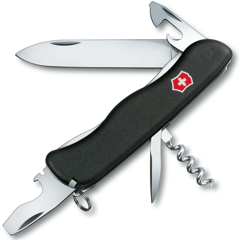 Levně VICTORINOX nůž kapesní PICKNICKER 111mm ČERNÝ