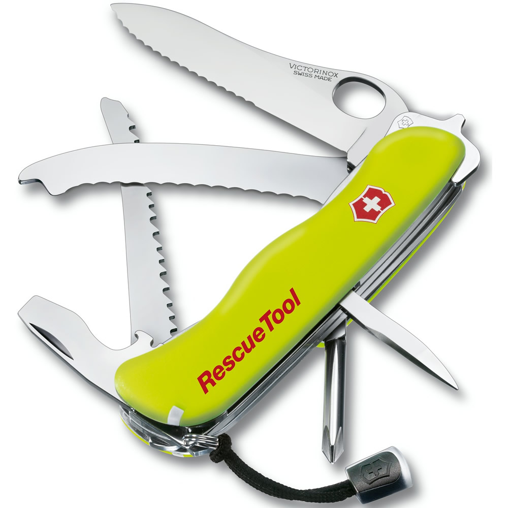 Levně VICTORINOX nůž kapesní RESCUETOOL zubaté ostří 111mm ŽLUTÝ