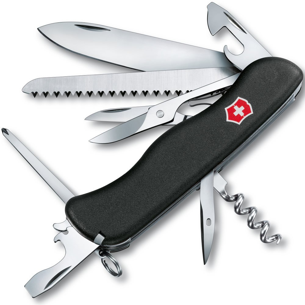 Levně VICTORINOX nůž kapesní OUTRIDER 111mm ČERNÝ