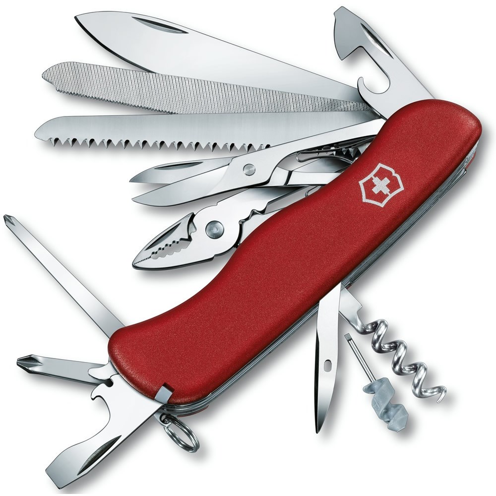 Levně VICTORINOX nůž kapesní WORKCHAMP 111mm ČERVENÝ